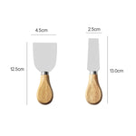 kn603 4 in 1 Wooden Handle Stainless Steel Cheese Knife Baking Tool Set