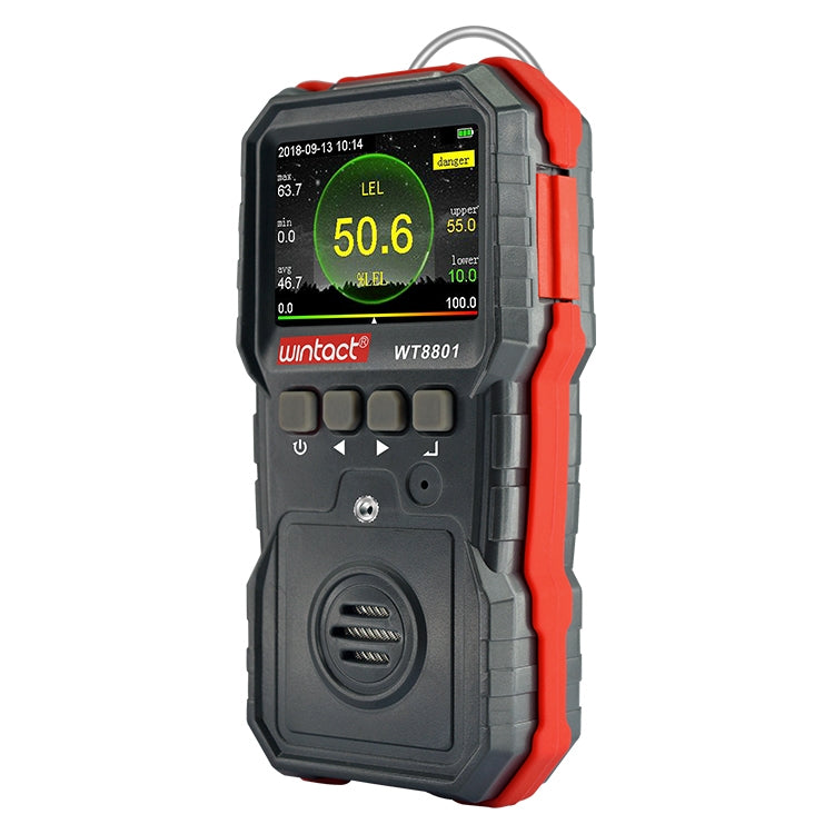 كاشف غاز قابل للاشتعال مع إنذار Wintact WT8801، WT8801