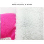 Strawberry Shaped Foldable Short Plush Pet House Nest, Size: M, Red, Size M, Pink, Size M, Blue, Size M, Purple, Size M