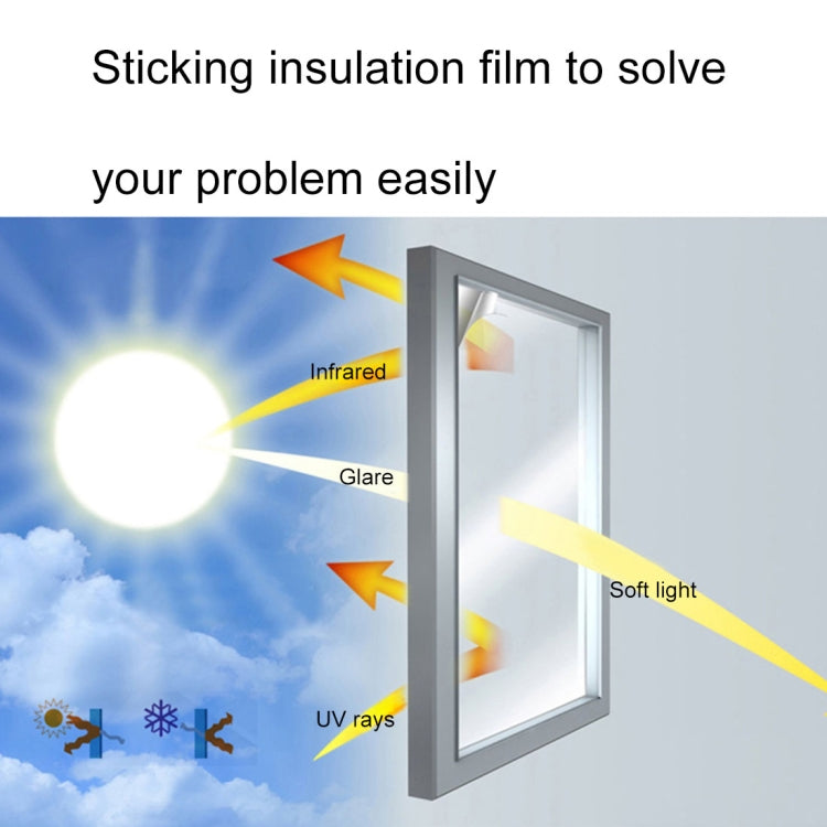 UV Reflective One Way Privacy Decoration Glass Window Film Sticker, Width: 50cm, Length: 1m, Width: 50cm