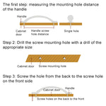 5027-128 Gold Imitated Zinc Alloy Ceramic Handle for Cabinet Wardrobe Drawer Door, Hole Spacing: 128mm, 5027-128