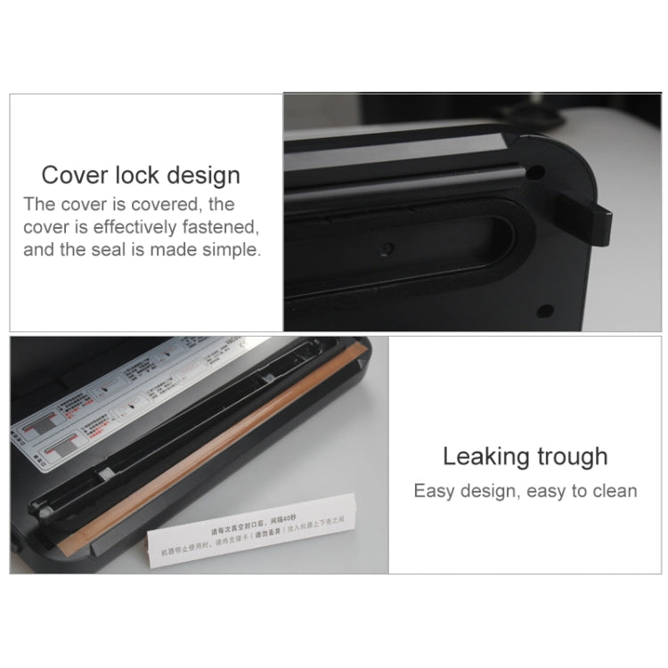 Household Commercial Food Vacuum Plastic Packaging Machine Sealer Closer Machine, EU Plug, Food EU Plug (Black), Food EU Plug (White)