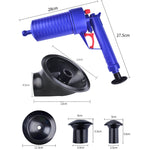 Kitchen Toilet High Pressure Drain Pipes Sinks Air Power Blaster Cleaner Plunger Clog Remover, Pressure Drain Pipes