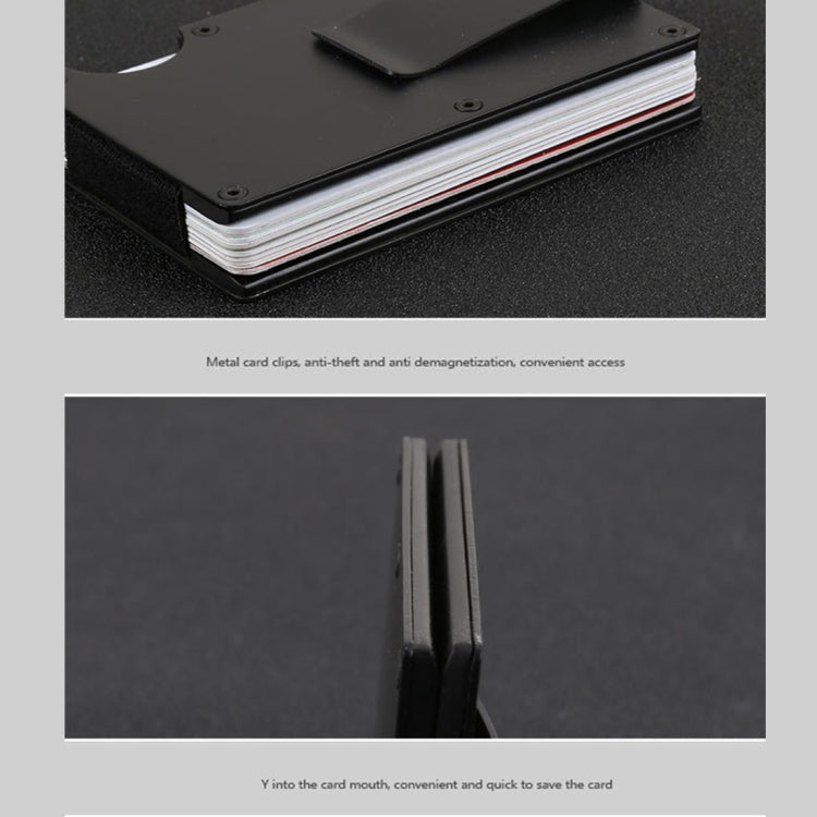 Slim Wallet Money Clip Credit Card Holder, Random Color, X-11