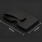 Slim Wallet Money Clip Credit Card Holder, Random Color, X-11