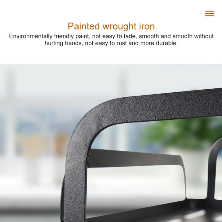 Kitchen Double Layers Magnetic Refrigerator Rack Storage Holder, Double Layers