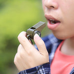 3 in 1 Outdoor Mini Multi-function Portable Handheld Lifesaving Whistle Compass Thermometer, H3-1