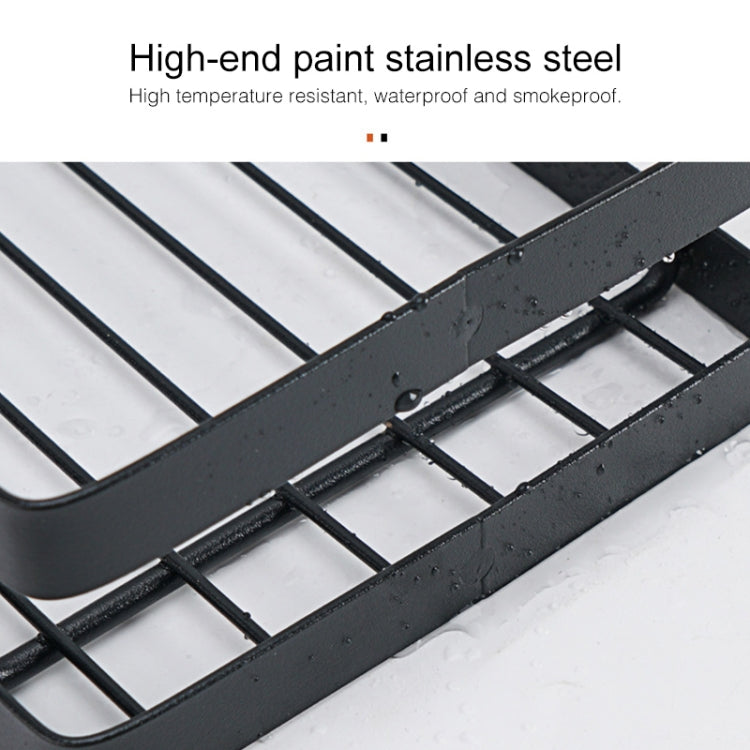 حامل أوعية معلق على رف مطبخ من الفولاذ المقاوم للصدأ، حامل أوعية
