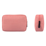 Simple Multi-functional Digital Device Travel Storage Bag for Phones, Power Bank, U-disk, Earphones, Data Cable and etc, Big Size: 23*11*5cm, Size:  23*11*5cm Pink, Size: 23*11*5cm Grey, Size: 23*11*5cm Blue, DY01 23x11x5cm, Size:  23*11*5cm Black