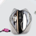 Simple Multi-functional Digital Device Travel Storage Bag for Phones, Power Bank, U-disk, Earphones, Data Cable and etc, Big Size: 23*11*5cm, Size:  23*11*5cm Pink, Size: 23*11*5cm Grey, Size: 23*11*5cm Blue, DY01 23x11x5cm, Size:  23*11*5cm Black