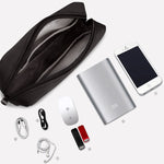 Simple Multi-functional Digital Device Travel Storage Bag for Phones, Power Bank, U-disk, Earphones, Data Cable and etc, Small Size: 16*11*5cm, Size: 16*11*5cm Grey, Size: 16*11*5cm Blue, DY01 16x11x5cm, Size: 16*11*5cm Black, Size: 16*11*5cm Pink