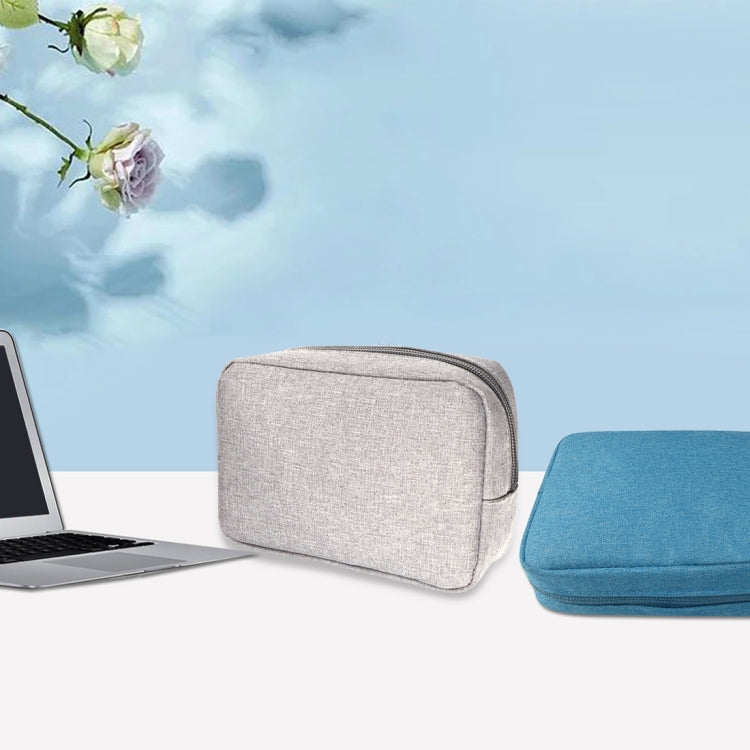 Simple Multi-functional Digital Device Travel Storage Bag for Phones, Power Bank, U-disk, Earphones, Data Cable and etc, Small Size: 16*11*5cm, Size: 16*11*5cm Grey, Size: 16*11*5cm Blue, DY01 16x11x5cm, Size: 16*11*5cm Black, Size: 16*11*5cm Pink