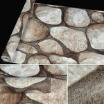 Boulder Creative 3D Stone Brick Decoration Wallpaper Stickers Bedroom Living Room Wall Waterproof Wallpaper Roll, Size: 45 x 1000cm, Boulder