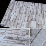 Stucco Brick Creative 3D Stone Brick Decoration Wallpaper Stickers Bedroom Living Room Wall Waterproof Wallpaper Roll, Size: 45 x 1000cm, Stucco brick
