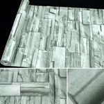 Green Brick Creative 3D Stone Brick Decoration Wallpaper Stickers Bedroom Living Room Wall Waterproof Wallpaper Roll, Size: 45 x 1000cm, Green brick