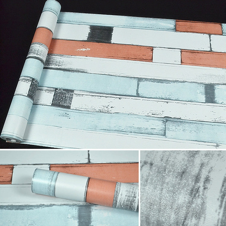 Wood Stone Creative 3D Stone Brick Decoration Wallpaper Stickers Bedroom Living Room Wall Waterproof Wallpaper Roll, Size: 45 x 1000cm, Wood stone