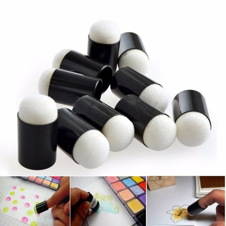 10 PCS Finger Painting Sponge Daubers Coloring Foam Fingertips, Finger Painting Sponge