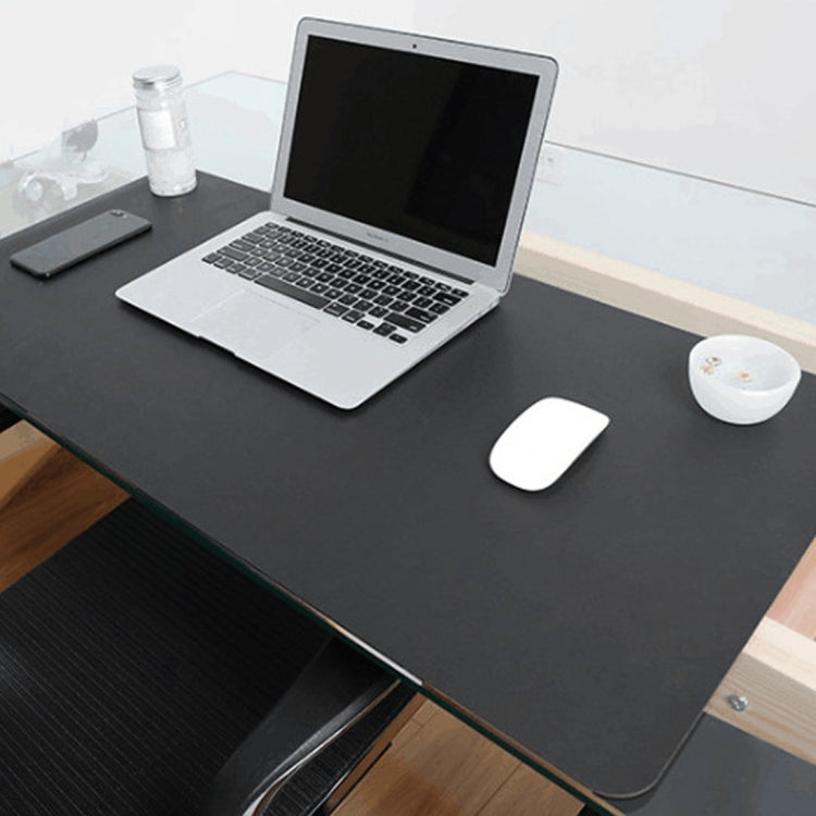 Multifunction Business Double Sided PU Leather Mouse Pad Keyboard Pad Table Mat Computer Desk Mat, Size: 90 x 45cm, Size: 90 x 45cm(Black Red), Size: 90 x 45cm, Size: 90 x 45cm(Green + Silver), Size: 90 x 45cm(Blue + Yellow), Size: 90 x 45cm(Red + Yell...