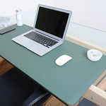 Multifunction Business Double Sided PU Leather Mouse Pad Keyboard Pad Table Mat Computer Desk Mat, Size: 120 x 60cm, Size: 120 x 60cm(Silver Grey), Size: 120 x 60cm(Black Red), Size: 120 x 60cm, Size: 120 x 60cm(Green + Silver)                         ...