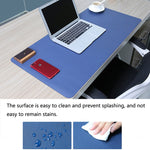 Multifunction Business Double Sided PU Leather Mouse Pad Keyboard Pad Table Mat Computer Desk Mat, Size: 120 x 60cm, Size: 120 x 60cm(Silver Grey), Size: 120 x 60cm(Black Red), Size: 120 x 60cm, Size: 120 x 60cm(Green + Silver)                         ...