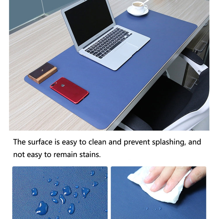 Multifunction Business PU Leather Mouse Pad Keyboard Pad Table Mat Computer Desk Mat, Size: 80 x 40cm, Size: 80 x 40cm(Black), Size: 80 x 40cm(Pink), Size: 80 x 40cm(Green), Size: 80 x 40cm(Sapphire Blue), Size: 80 x 40cm(Baby Blue)                    ...