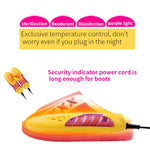 Multifunctional Household Cartoon Dehumidification Deodorization Shoe Warmer Dryer with Lighting, US Plug, US Plug