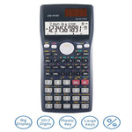 OS-991MS 10+2 Digits Double Line Display Multi-functional Student Function Scientific Calculator Solar Energy Dual Power Calculator, OS-991MS