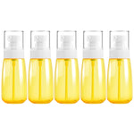 5 PCS Travel Plastic Bottles Leak Proof Portable Travel Accessories Small Bottles Containers, 60ml, 60ml