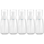 5 PCS Travel Plastic Bottles Leak Proof Portable Travel Accessories Small Bottles Containers, 80ml, 80ml