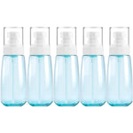 5 Stück auslaufsichere Reiseflaschen aus Kunststoff, tragbares Reisezubehör, kleine Flaschenbehälter, 100 ml