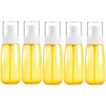 5 Stück auslaufsichere Reiseflaschen aus Kunststoff, tragbares Reisezubehör, kleine Flaschenbehälter, 100 ml