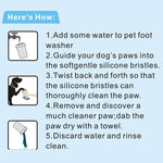 Pet Antiseptic Products Silicone Wash Feet Cleaning Cup Size: S