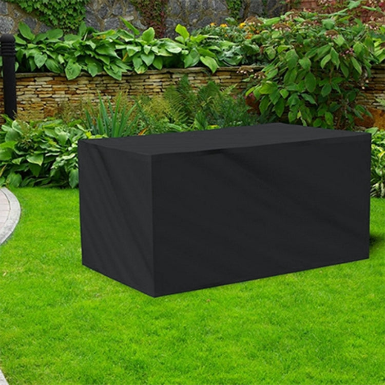 Anti-UV Waterproof Dust-proof 210D Oxford Cloth Folding Table Chairs Protective Cover Outdoor Furniture Set Cover, Size: 270*180*89cm(Black), Size: 270*180*89cm