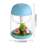 Imycoo WT602 2W Portable Mini Micro Landscape Design USB Charge Aromatherapy Air Humidifier with LED Colorful Light, Water Tank Capacity: 180ml, DC 5V