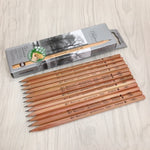 12pcs Drawing Writing Sketch Wooden Pencil Pre-sharpened HB Art Graphite Pencils, HB