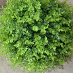 Artificial Green Eucalyptus Plant Ball Topiary Wedding Event Home Outdoor Decoration Hanging Ornament, Diameter: 13.4 inch, 13.4 inch