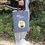 Cactus Pattern Waterproof and Dustproof Canvas File Bag Zipper Data Portable Storage Bag, Random Style Delivery, P156
