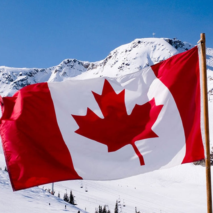 Polyester Material Canada Flag, Size: 150*90cm, Canada Flag