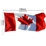 Polyester Material Canada Flag, Size: 150*90cm, Canada Flag