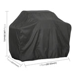 Outdoor Anti-UV Waterproof Dust-proof 210D Oxford Cloth BBQ Square Protective Bag Charcoal Barbeque Grill Cover, Size: 170x61x117cm, Size: 170x61x117cm