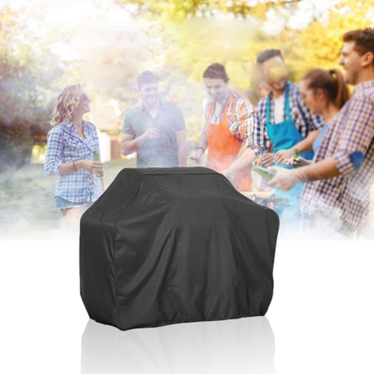 Outdoor Anti-UV Waterproof Dust-proof 210D Oxford Cloth BBQ Square Protective Bag Charcoal Barbeque Grill Cover, Size: 170x61x117cm, Size: 170x61x117cm