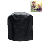 Outdoor Anti-UV Waterproof Dust-proof 210D Oxford Cloth BBQ Cylindrical Protective Bag Charcoal Barbeque Grill Cover, Size: 71x73cm, Size: 71x73cm