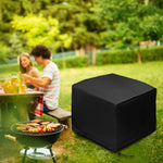 Outdoor Anti-UV Waterproof Dust-proof 210D Oxford Cloth Folding Table Chairs Protective Bag Furniture Set Cover, Size: 135x135x75cm, Size: 135x135x75cm