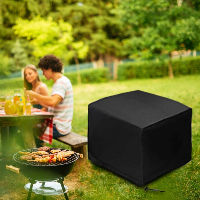 Outdoor Anti-UV Waterproof Dust-proof 210D Oxford Cloth Folding Table Chairs Protective Bag Furniture Set Cover, Size: 135x135x75cm, Size: 135x135x75cm