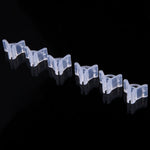 100 PCS Plant Grafting Gardening Plastic Grafting Folder Grafting Clip Transparent Gardening Plastic Grafting Clip Tomatoes Grafting Clips, Plant Grafting Clips