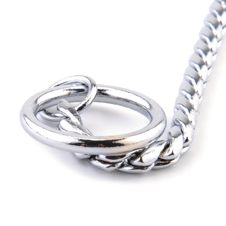 Pet Collars Pet Neck Strap Dog Neckband Snake Chain Dog Chain  Solid  Metal Chain Dog Collar，Length:35cm, 35cm