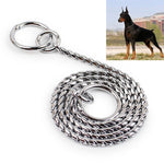 Collier pour chien avec chaîne en P de 35 cm, en métal massif, 35 cm x 2 mm.