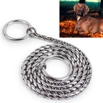 60cm Pet P Chain Pet Collars Pet Neck Strap Dog Neckband Snake Chain Dog Chain Dog Collar, 60cm