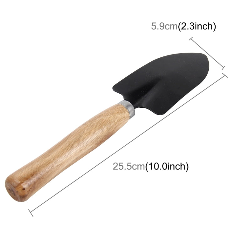 Rake Shovel Digging Trowel 3 in 1  Wooden Handle Metal Head Mini Garden Plant Tool Gardening Tool Garden Flower Tools Garden Tools Combination Set, Plant Tool 3