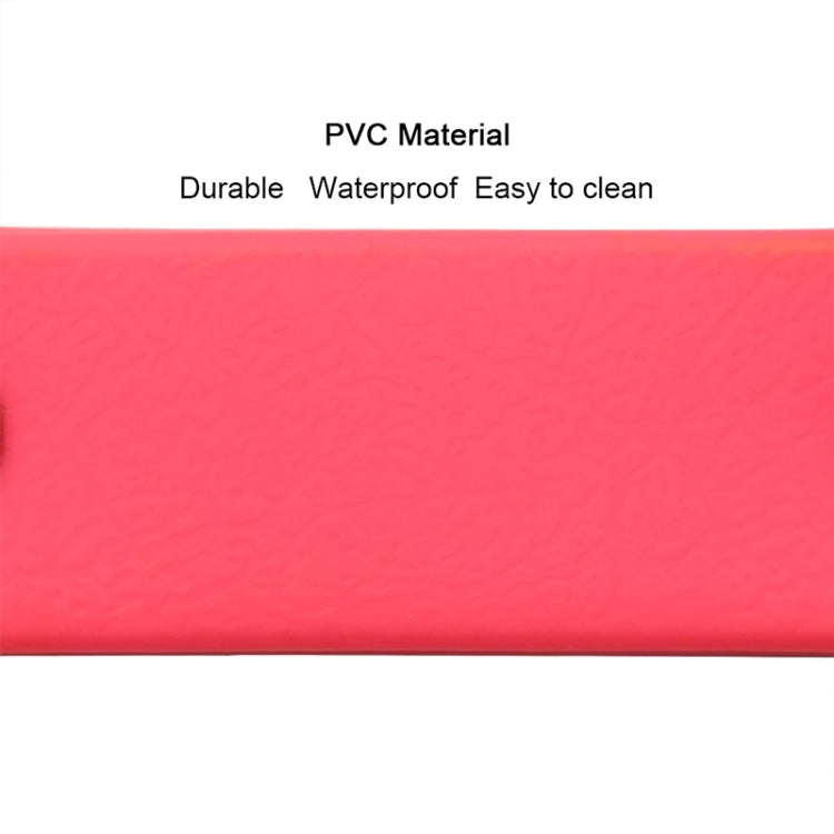 TPU Material Pet Dogs 2 in 1 Tangle-free Traction Rope Double Pet Dog Walking Leash, Length: 25 cm, 2 in 1 (Red)